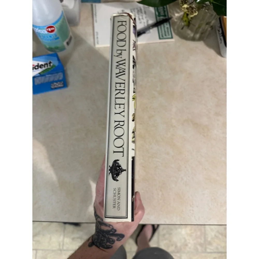 Food by Waverley Root 1980 Hardcover First Edition Food History Dictionary